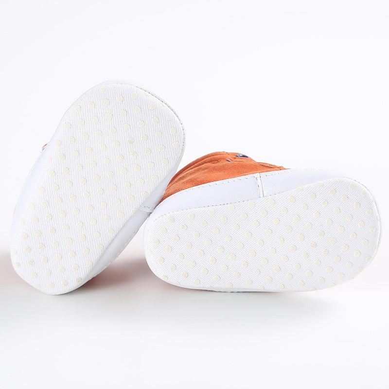 Puseky New Baby Boy Girls Shoes Cute Cartoon Bear Fox First Walkers Canvas Sneaker Anti-slip Soft Sole Toddler Shoes Footwear - Almoni Express