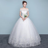 Qidi wedding dress shoulder wedding dress - Almoni Express