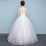 Qidi wedding dress shoulder wedding dress - Almoni Express