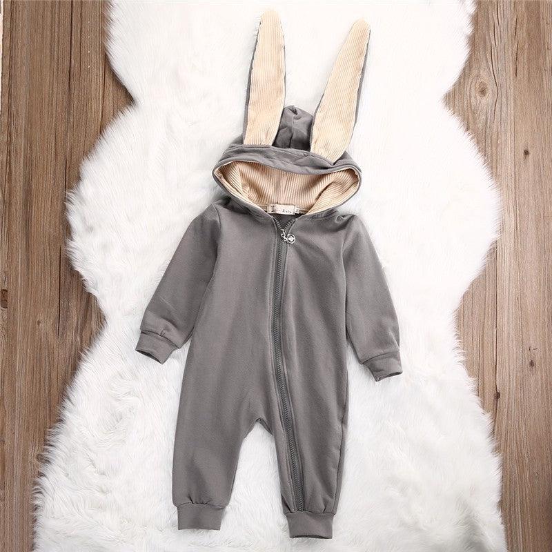 Rabbit Ears Baby Romper - Almoni Express