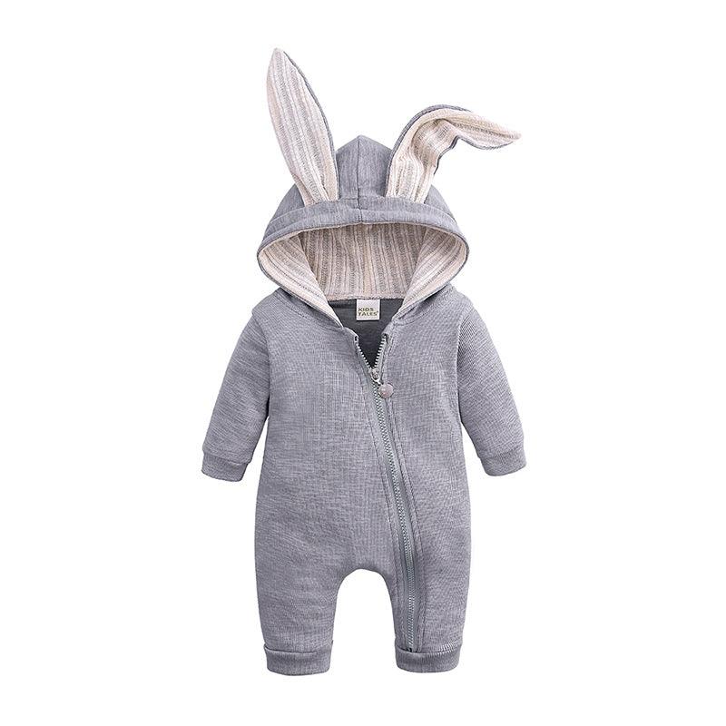 Rabbit Ears Baby Romper - Almoni Express