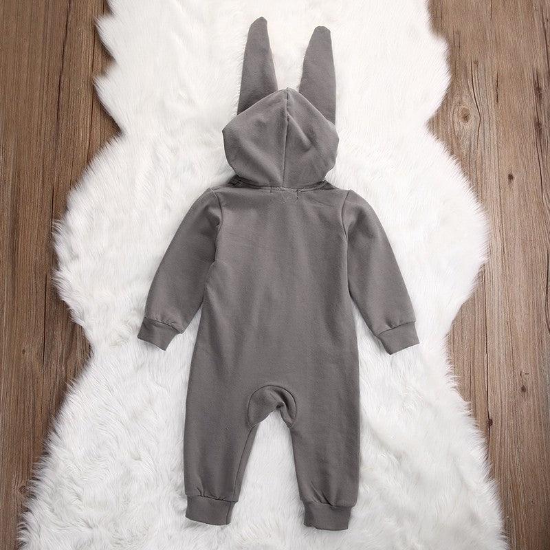 Rabbit Ears Baby Romper - Almoni Express