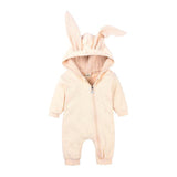 Rabbit Ears Baby Romper - Almoni Express