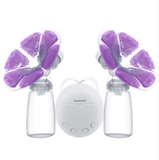 RealBubee Powerful Double Intelligent Microcomputer USB Electric Breast With Milk Bottle Cold Heat Pad Nipple - Almoni Express