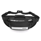 Reflective Waist Bags Men Crossbody Bag Pack For Travel Walking Running Hiking Cycling - AL MONI EXPRESS