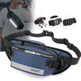 Reflective Waist Bags Men Crossbody Bag Pack For Travel Walking Running Hiking Cycling - AL MONI EXPRESS