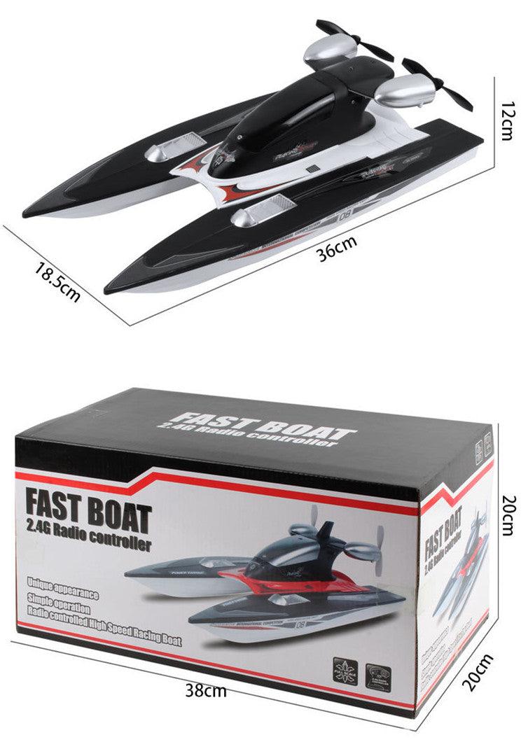 Remote Control High Speed 2.4G Electric Toy Boat Speed Boat Children's Toy - Almoni Express