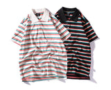 Retro striped POLO shirt - AL MONI EXPRESS