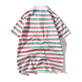 Retro striped POLO shirt - AL MONI EXPRESS