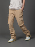 Retro Two-color Casual Pocket Micro-flare Pants National Trend - AL MONI EXPRESS