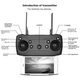 S163 Dual Camera Aerial Remote Control Four Axis Folding UAV - Almoni Express