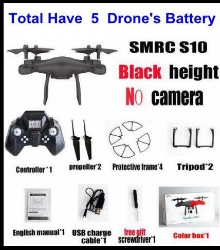 Sales Promotion WiFi 2MP Camera With S10 SMRC FPV Quadcopter Drone Helicopter UAV Micro Remote Control Toy RACER KIT Aircraft - Almoni Express