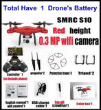 Sales Promotion WiFi 2MP Camera With S10 SMRC FPV Quadcopter Drone Helicopter UAV Micro Remote Control Toy RACER KIT Aircraft - Almoni Express