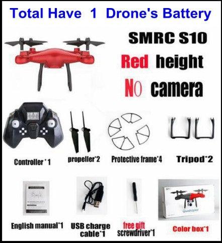 Sales Promotion WiFi 2MP Camera With S10 SMRC FPV Quadcopter Drone Helicopter UAV Micro Remote Control Toy RACER KIT Aircraft - Almoni Express