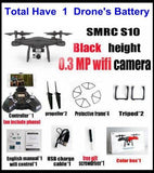 Sales Promotion WiFi 2MP Camera With S10 SMRC FPV Quadcopter Drone Helicopter UAV Micro Remote Control Toy RACER KIT Aircraft - Almoni Express