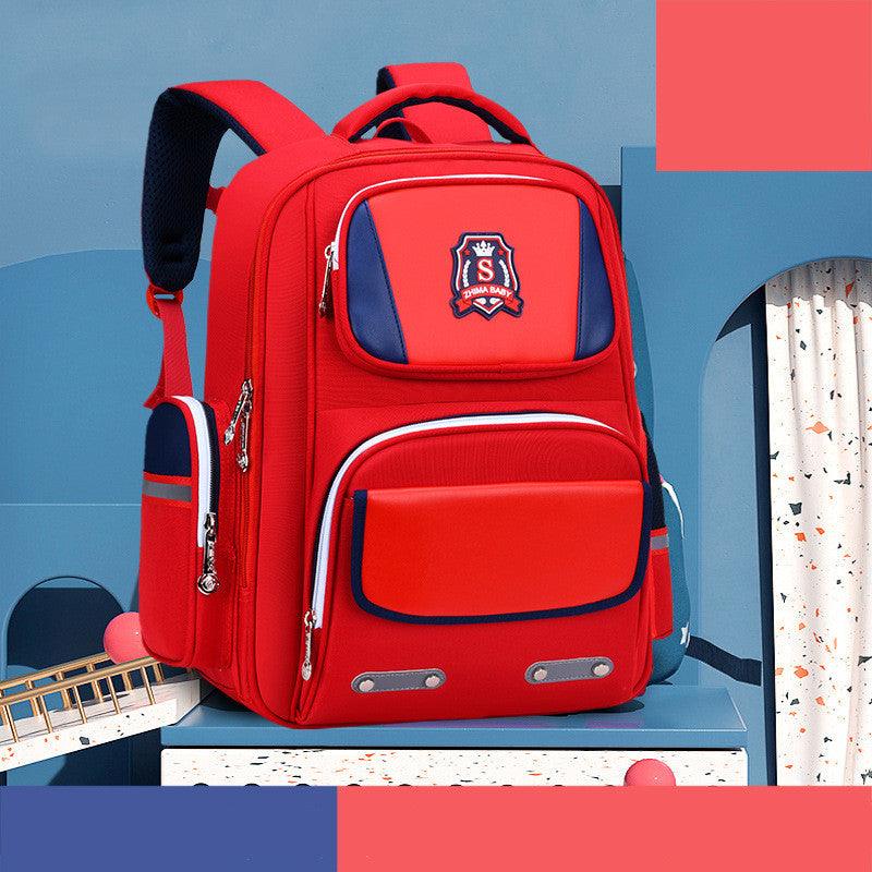 Schoolbags For Primary And Middle School Students, Grade Lightweight, Boys' Backpacks, Children's Schoolbags - Almoni Express