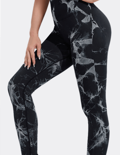 Seamless Tie Dye Leggings Women Yoga Pants Push Up Sport Fitness Running Gym Leggings - AL MONI EXPRESS