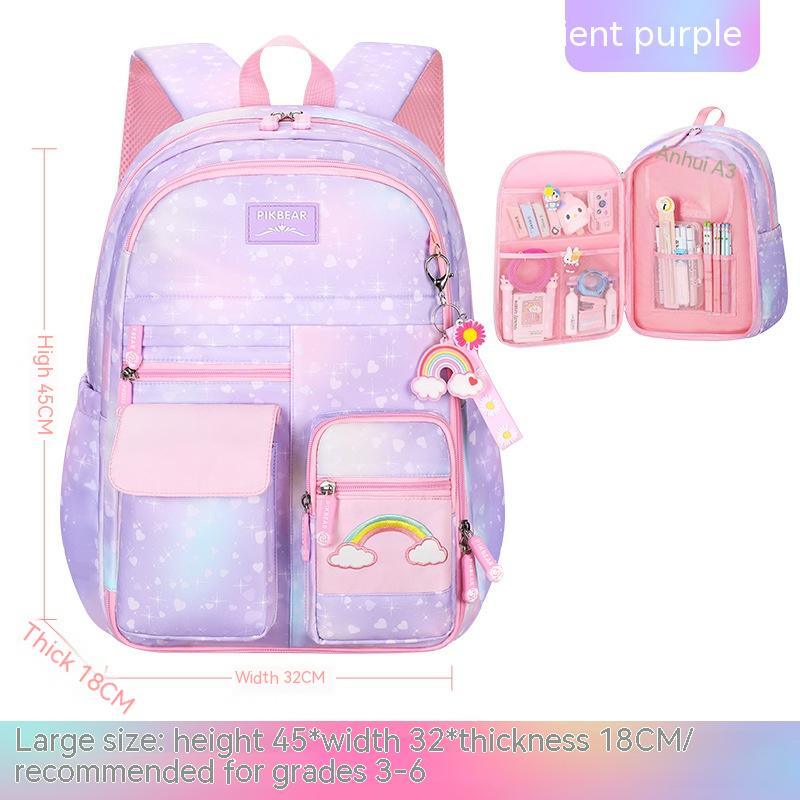 Side Opening Cute Relieve Pressure Children's Backpack - Almoni Express