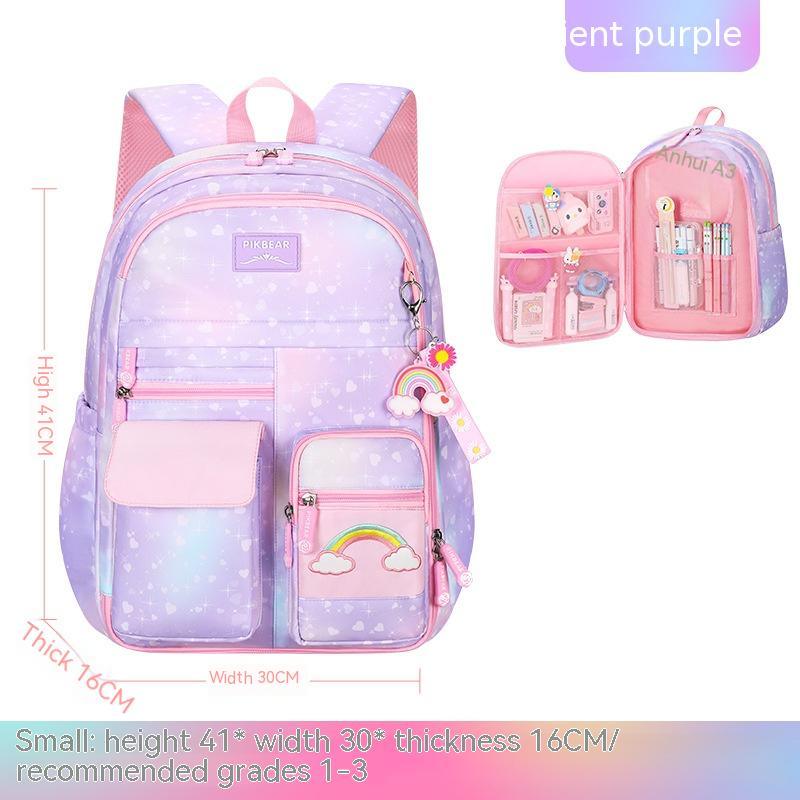 Side Opening Cute Relieve Pressure Children's Backpack - Almoni Express