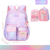 Side Opening Cute Relieve Pressure Children's Backpack - Almoni Express