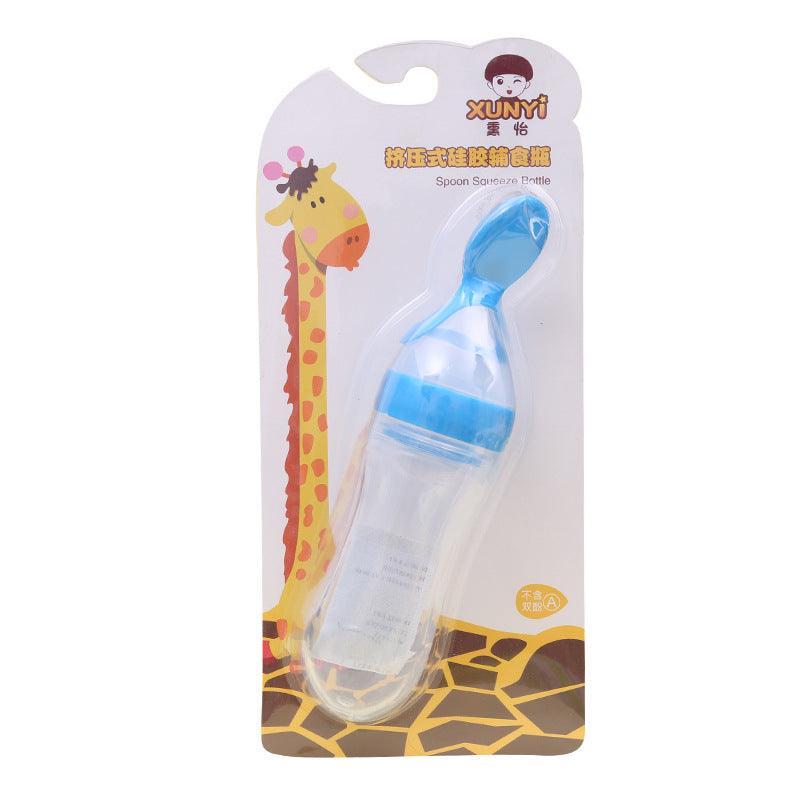 Silicone Training Rice Spoon, Infant Cereal Food Supplement, Safe Feeder - Almoni Express