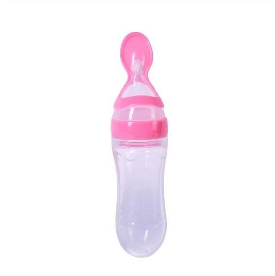 Silicone Training Rice Spoon, Infant Cereal Food Supplement, Safe Feeder - Almoni Express