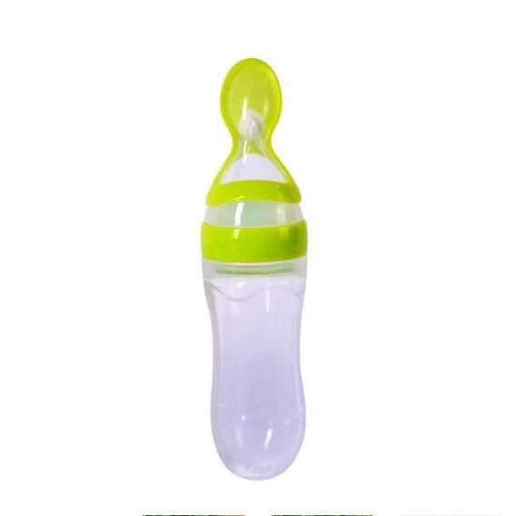 Silicone Training Rice Spoon, Infant Cereal Food Supplement, Safe Feeder - Almoni Express