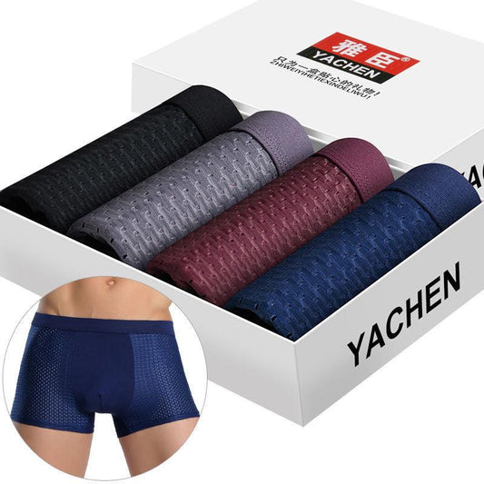 Silky mesh boxer briefs - Almoni Express