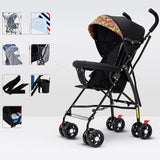 Sit And Lie Down Baby Portable Folding Simple Trolley - Almoni Express