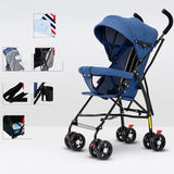 Sit And Lie Down Baby Portable Folding Simple Trolley - Almoni Express