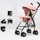 Sit And Lie Down Baby Portable Folding Simple Trolley - Almoni Express