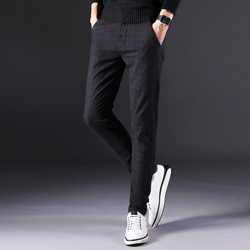 Slim straight trousers men - Almoni Express