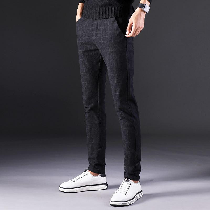 Slim straight trousers men - Almoni Express