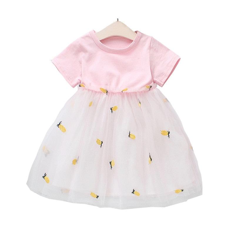 Small and medium girl pineapple skirt - Almoni Express