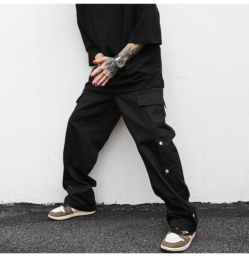 Snap Cargo Pants - AL MONI EXPRESS