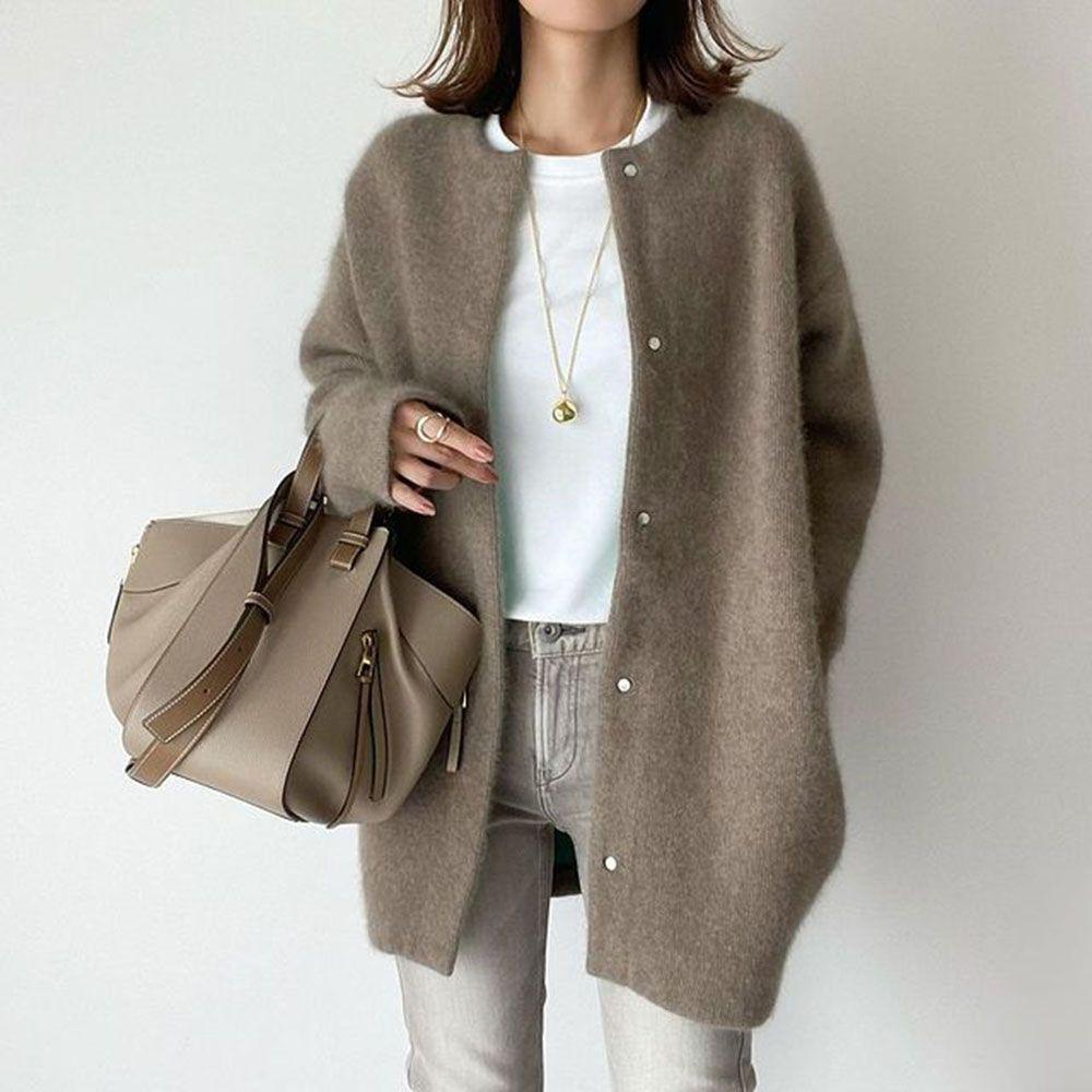 Soft Knitted Coat For Slimming Sense Of Design Women Cardigans Loose Jacket Autumn And Spring - AL MONI EXPRESS