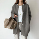 Soft Knitted Coat For Slimming Sense Of Design Women Cardigans Loose Jacket Autumn And Spring - AL MONI EXPRESS