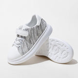 Soft-soled Children's Sneakers With Velcro Girl's Shoes - Almoni Express