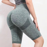 Soft Workout Yoga Athletic Shorts Summer High Waist Fitness Legging Shorts - AL MONI EXPRESS