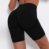 Soft Workout Yoga Athletic Shorts Summer High Waist Fitness Legging Shorts - AL MONI EXPRESS