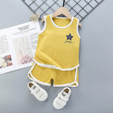 Sports Pure Cotton Girls Casual Fashion Suit Korean Children's Clothing - Almoni Express