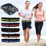 Sports Waist Bag With Double Pocket Slim Zip Running Phone Belt Bags - AL MONI EXPRESS