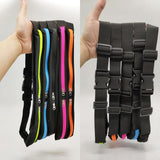 Sports Waist Bag With Double Pocket Slim Zip Running Phone Belt Bags - AL MONI EXPRESS