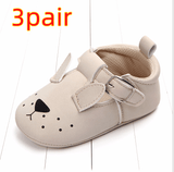 Spring and autumn cartoon animal baby shoes matte leather non-slip soft bottom baby shoes wholesale 0884 - Almoni Express