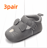 Spring and autumn cartoon animal baby shoes matte leather non-slip soft bottom baby shoes wholesale 0884 - Almoni Express