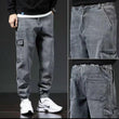 Spring And Autumn Japanese Style Workwear Multi-pocket Jeans - AL MONI EXPRESS