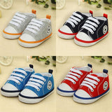 Spring And Autumn New Baby Canvas Shoes Non-Slip - Almoni Express