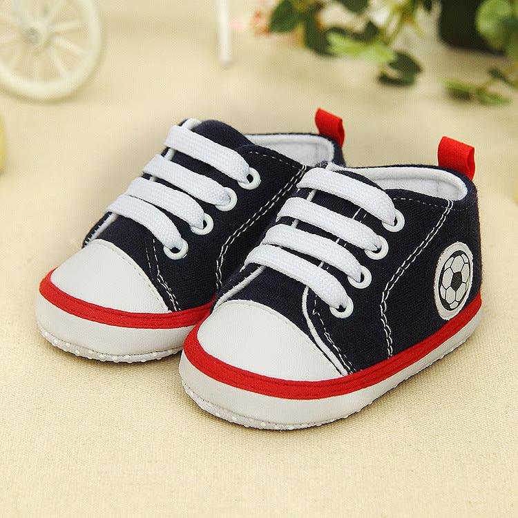 Spring And Autumn New Baby Canvas Shoes Non-Slip - Almoni Express