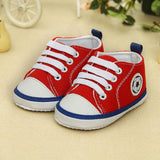 Spring And Autumn New Baby Canvas Shoes Non-Slip - Almoni Express