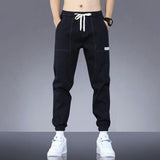 Spring And Autumn New Jeans Men's Stitching Ankle Banded Pants - AL MONI EXPRESS